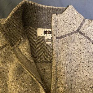 Joseph Abboud Mens Quarter Zip Sweater